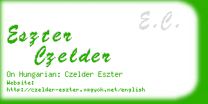 eszter czelder business card